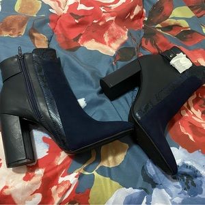 Brand New Blue Booties Size 11